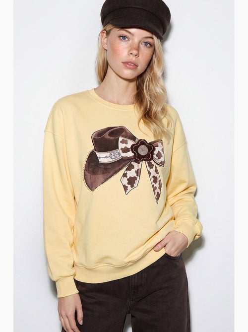 Sweatshirt femme lucci - Kiabi Sweatshirt femme lucci - Kiabi