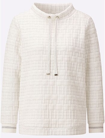 Sweatshirt Fentes Sur Les Côtés - Taille Standard - Helline