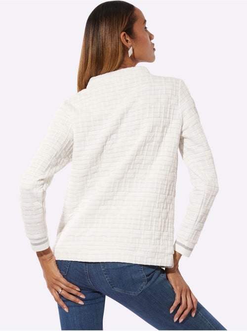 Sweatshirt Fentes Sur Les Côtés - Taille Standard - helline - Kiabi
