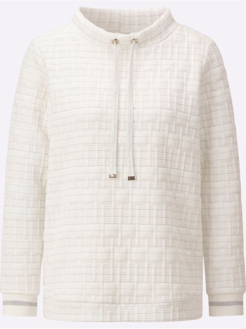 Sweatshirt Fentes Sur Les Côtés - Taille Standard - helline - Kiabi