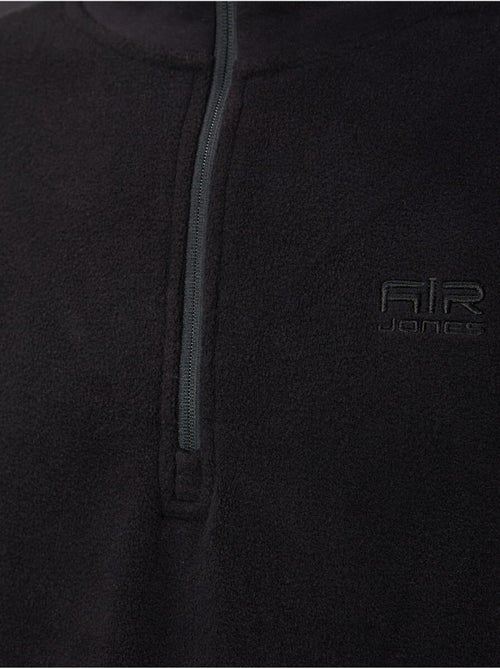 Sweatshirt homme bicolore à demi-zip en maille peluche tommy - Kiabi Sweatshirt homme bicolore à demi-zip en maille peluche tommy - Kiabi