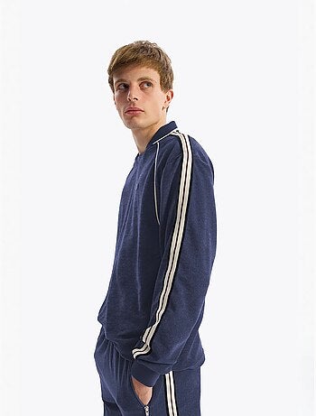 Sweatshirt homme coupe regular à col polo giesto