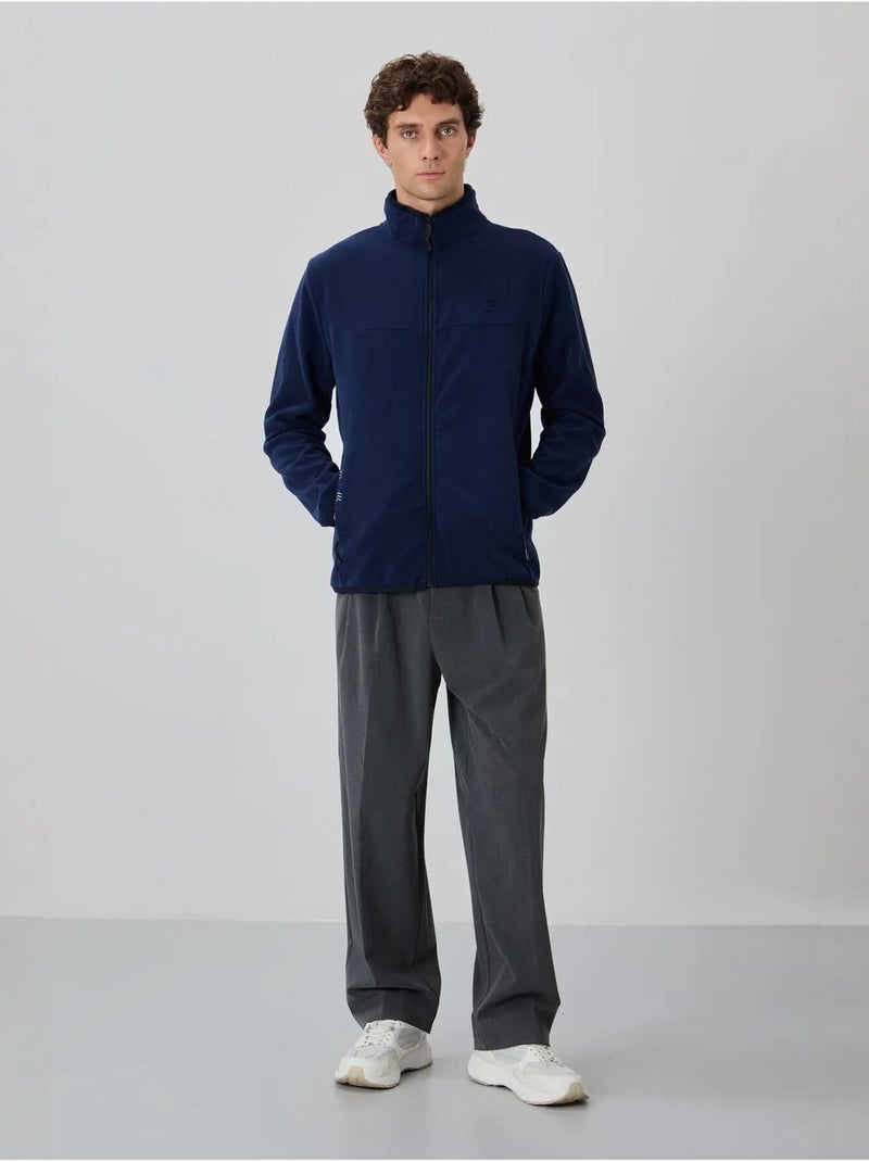 Sweatshirt homme en maille peluche à fermeture éclair tommy Bleu marine - Kiabi