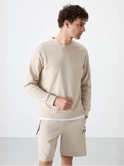 Sweatshirt homme uni à col rond tommy - Kiabi