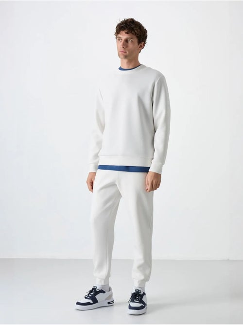 Sweatshirt homme uni à col rond tommy - Kiabi
