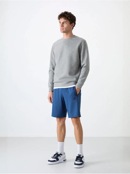 Sweatshirt homme uni à col rond tommy - Kiabi