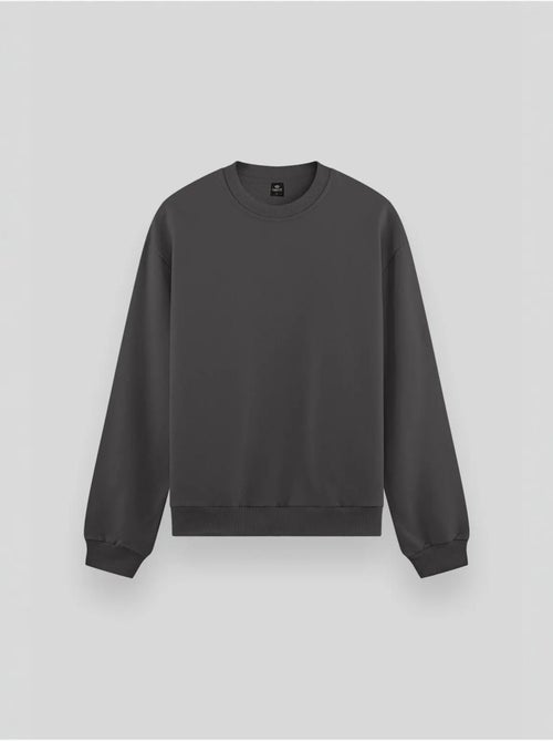 Sweatshirt homme uni à col rond tommy - Kiabi