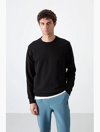 Sweatshirt homme uni à col rond tommy