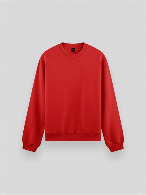 Sweatshirt homme uni à col rond tommy - Kiabi
