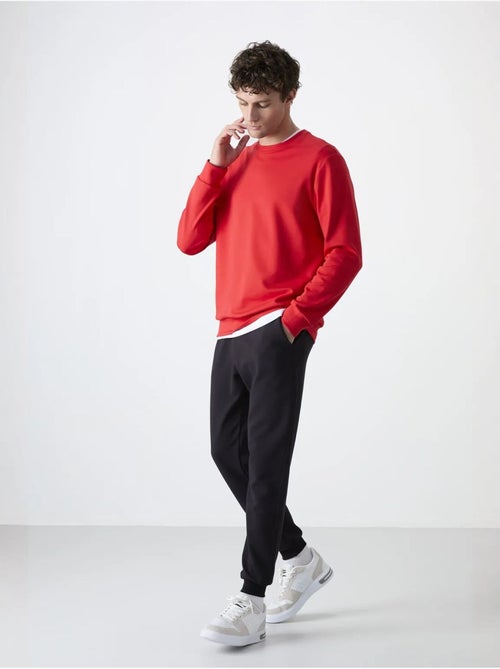 Sweatshirt homme uni à col rond tommy - Kiabi
