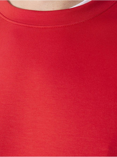 Sweatshirt homme uni à col rond tommy - Kiabi