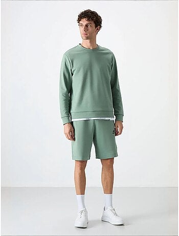 Sweatshirt homme uni à col rond tommy