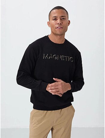 Sweatshirt imprimé à col rond tommy