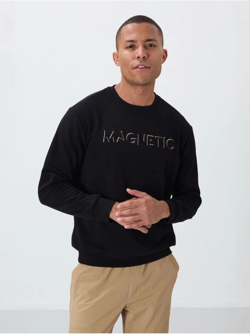 Sweatshirt imprimé à col rond tommy Blanc - Kiabi