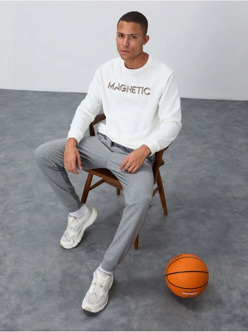 Sweatshirt imprimé à col rond tommy - Kiabi Sweatshirt imprimé à col rond tommy - Kiabi
