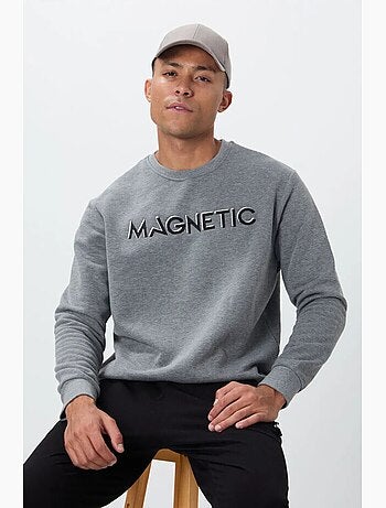 Sweatshirt imprimé à col rond tommy