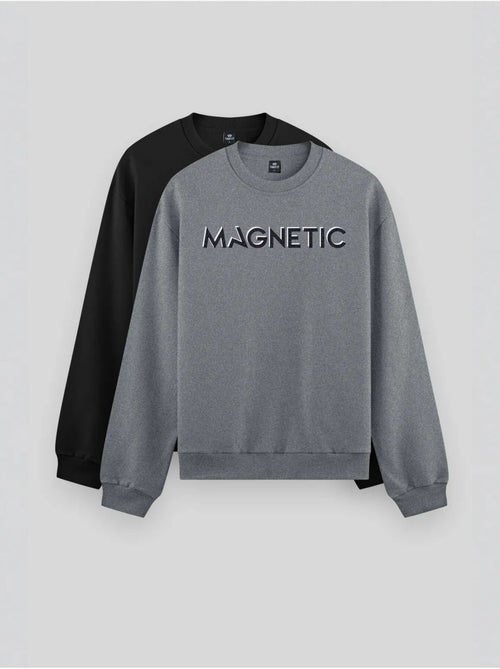 Sweatshirt imprimé à col rond tommy - Kiabi