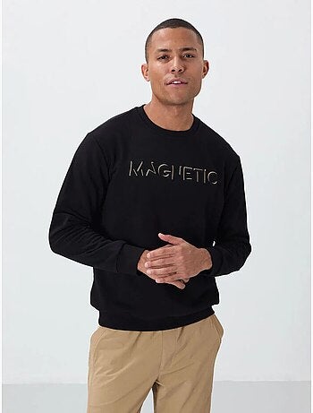 Sweatshirt imprimé à col rond tommy
