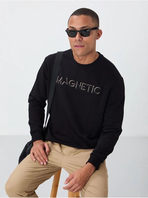 Sweatshirt imprimé à col rond tommy - Kiabi Sweatshirt imprimé à col rond tommy - Kiabi