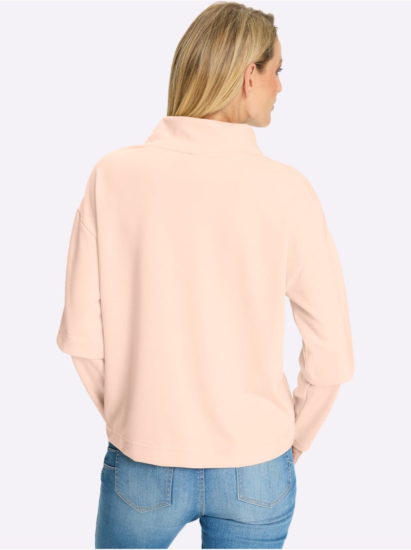 Sweatshirt Imprimé Animal - Taille Standard - Helline Marron clair - Kiabi