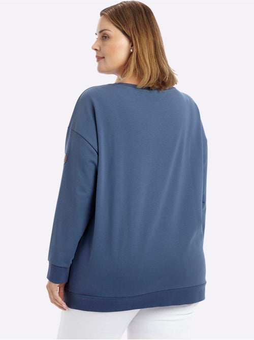 Sweatshirt Imprimé Floqué - Taille Standard - Sheego - Kiabi