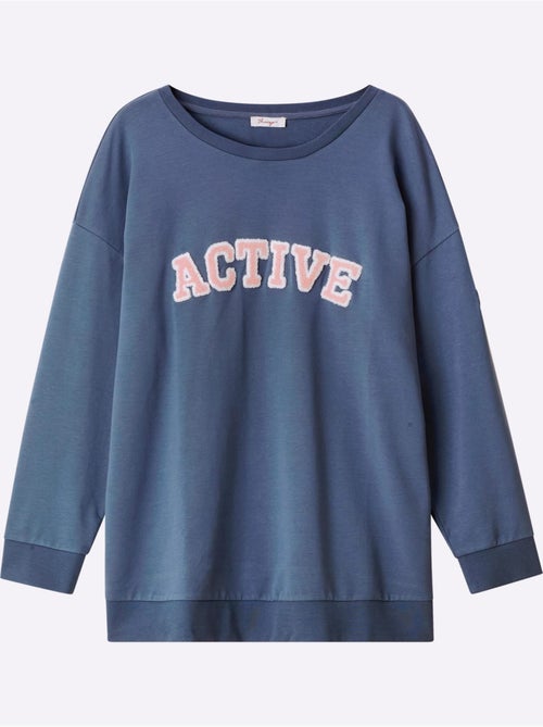 Sweatshirt Imprimé Floqué - Taille Standard - Sheego - Kiabi