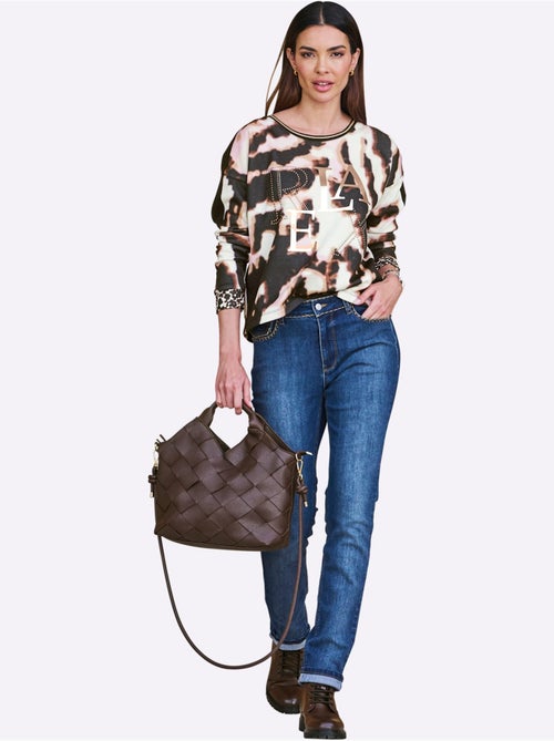 Sweatshirt Imprimé Mode - Taille Standard - Helline - Kiabi