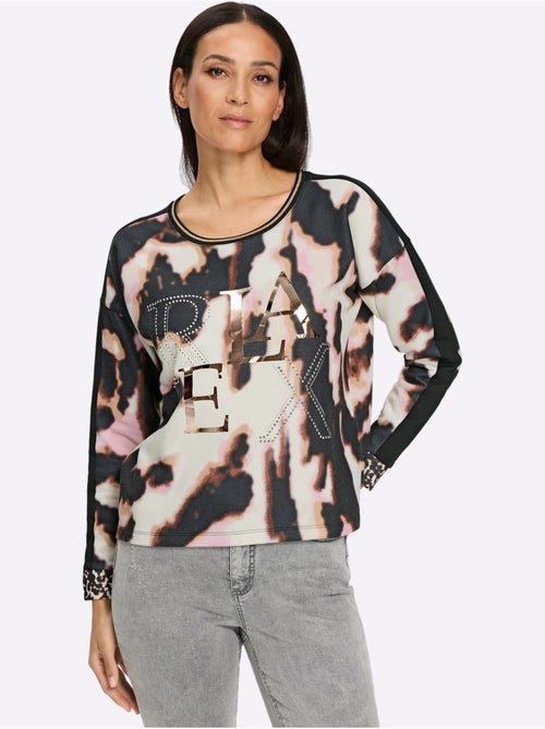 Sweatshirt Imprimé Mode - Taille Standard - Helline - Kiabi