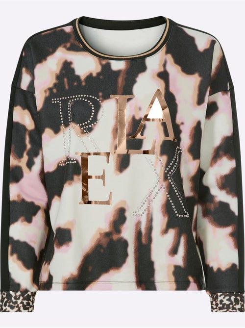 Sweatshirt Imprimé Mode - Taille Standard - Helline - Kiabi