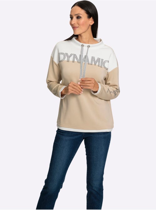 Sweatshirt Inscription - Taille Standard - Helline - Kiabi