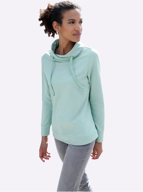 Sweatshirt intérieur doux gratté - taille standard - witt - Kiabi Sweatshirt intérieur doux gratté - taille standard - witt - Kiabi