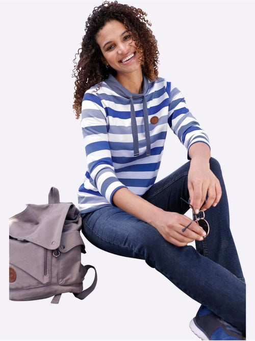 Sweatshirt intérieur gratté - taille standard - witt - Kiabi Sweatshirt intérieur gratté - taille standard - witt - Kiabi