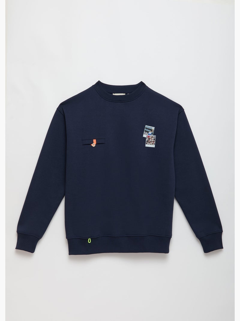 Sweatshirt ishi jojo  femme - sae paris Bleu - Kiabi