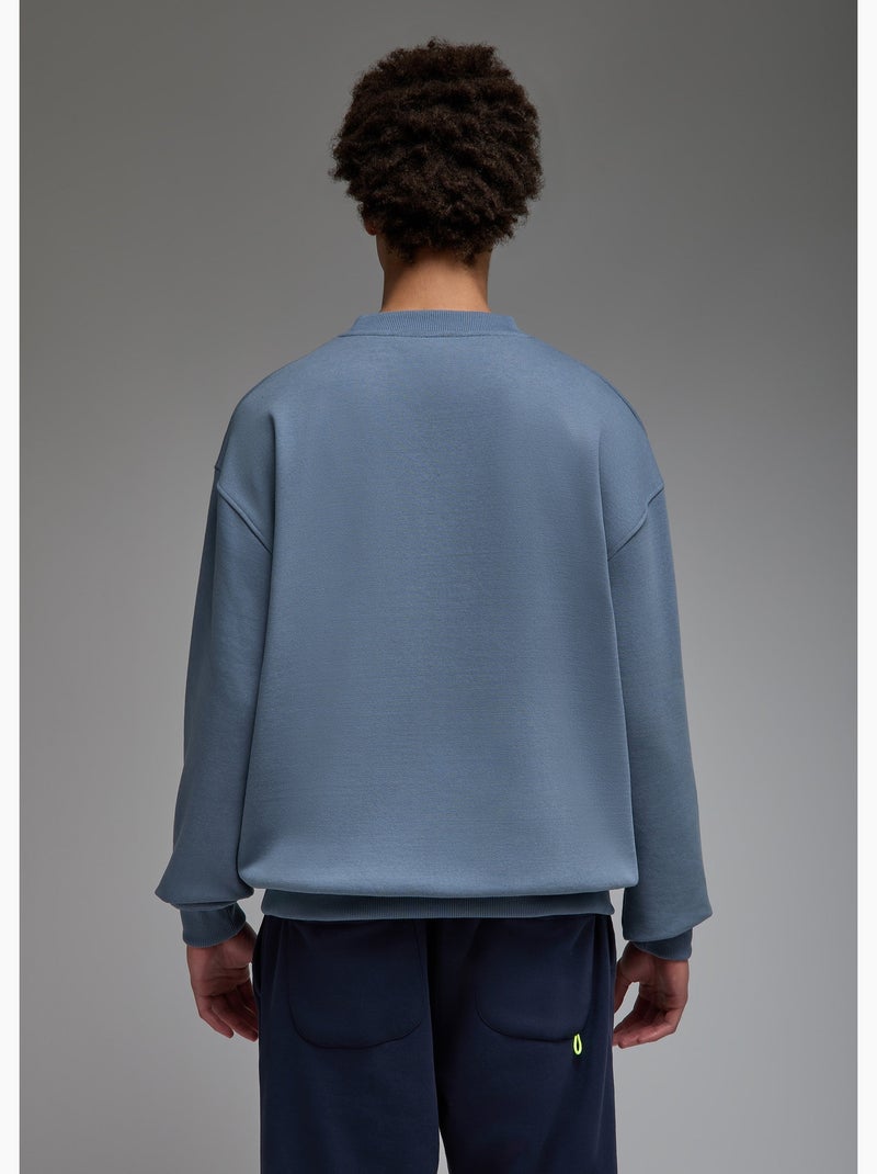 Sweatshirt ishi king of freestyle  homme - sae paris Bleu - Kiabi