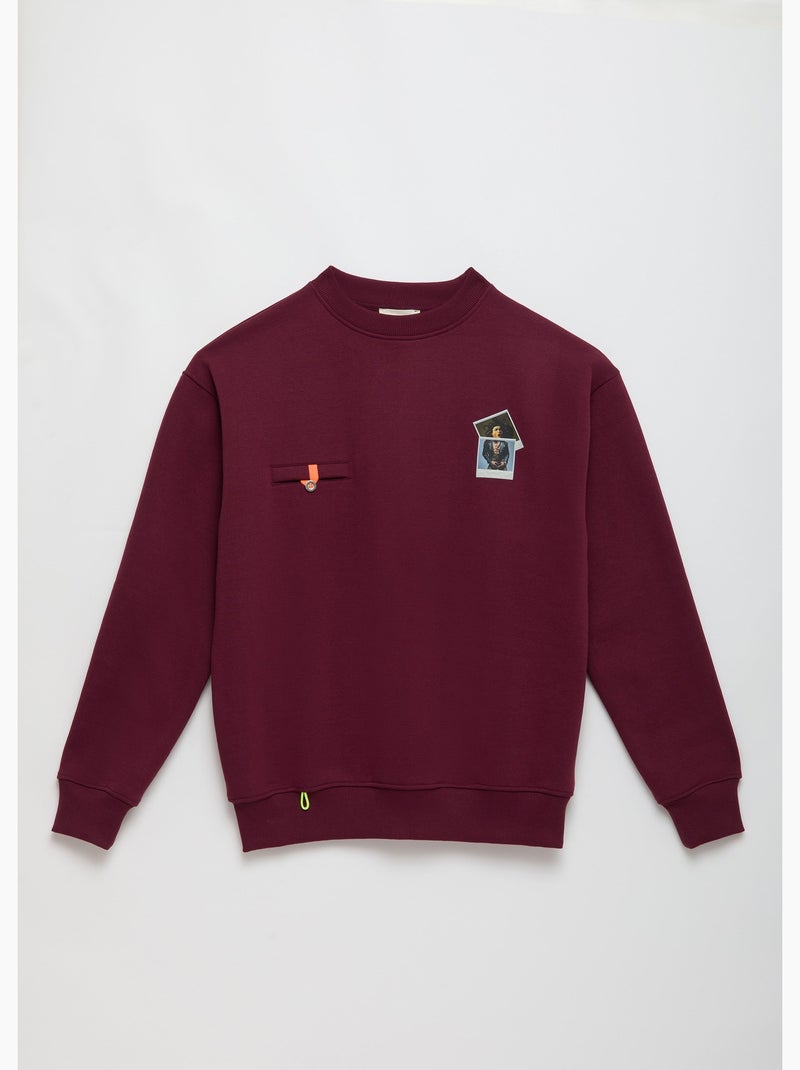 Sweatshirt ishi medusa lenny  homme - sae paris Bordeaux - Kiabi
