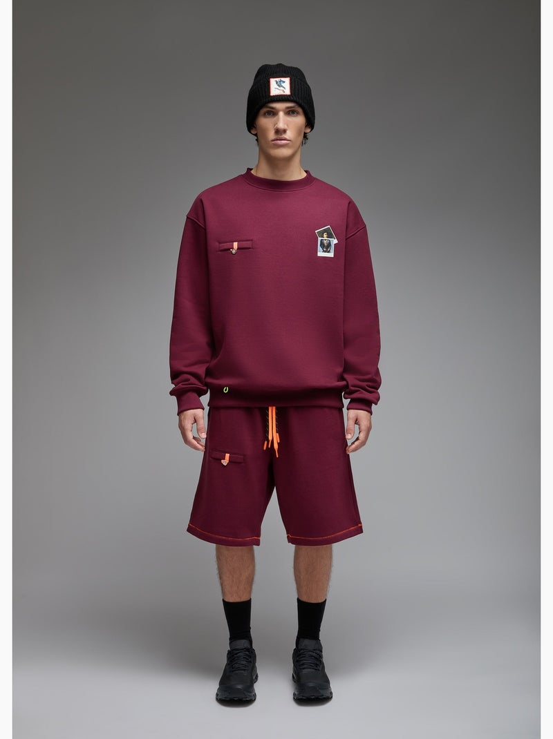 Sweatshirt ishi medusa lenny  homme - sae paris Bordeaux - Kiabi