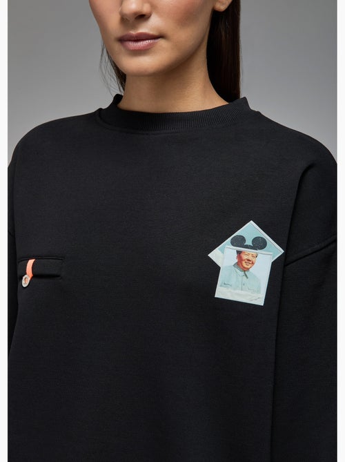 Sweatshirt ishi mickey mao femme - sae paris - Kiabi Sweatshirt ishi mickey mao femme - sae paris - Kiabi