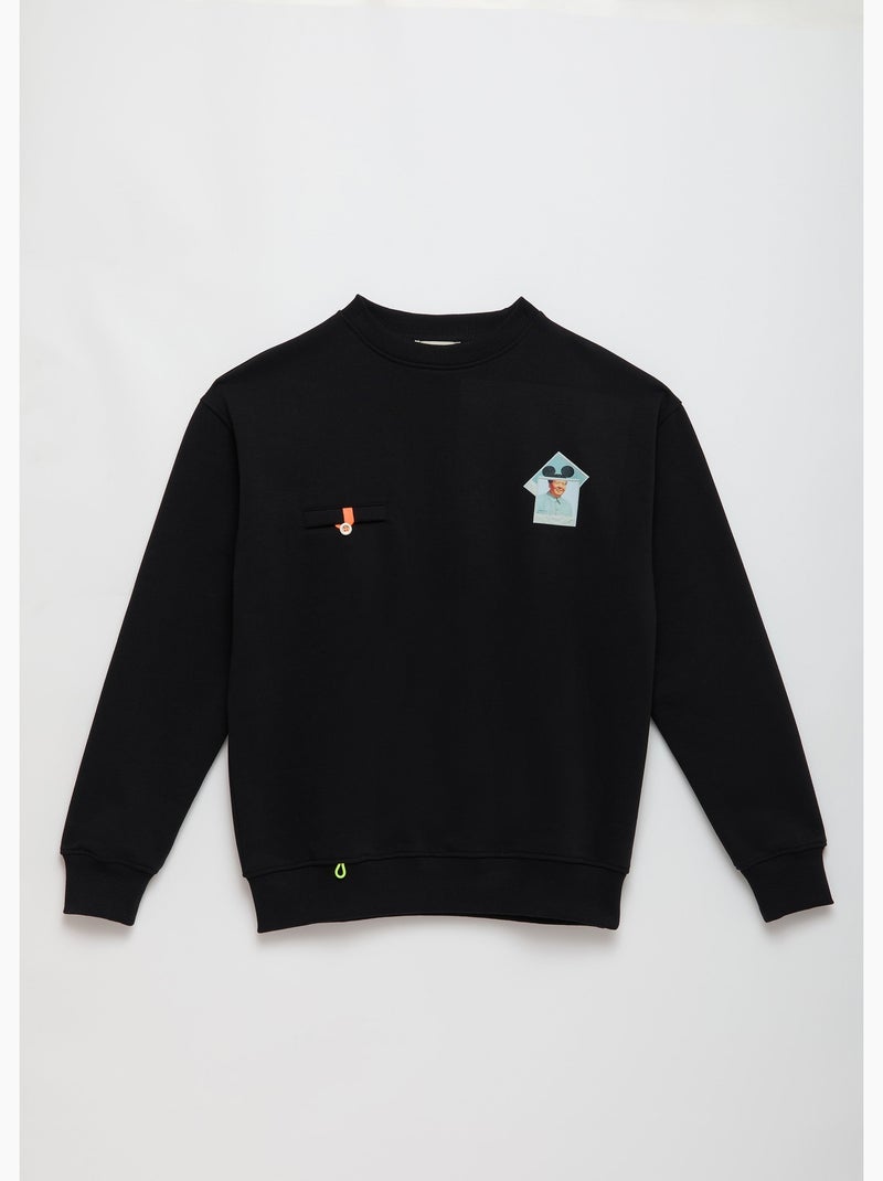 Sweatshirt ishi mickey mao  homme - sae paris Noir - Kiabi