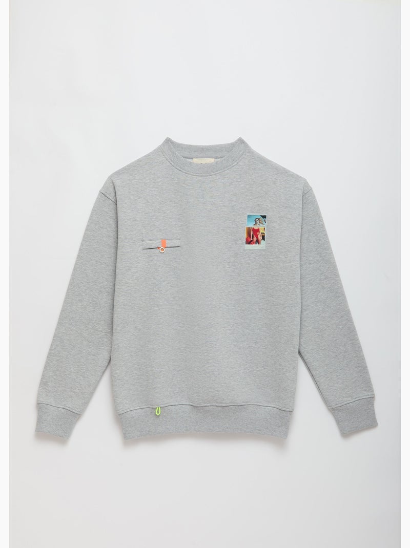 Sweatshirt ishi modern venus  homme - sae paris Gris - Kiabi
