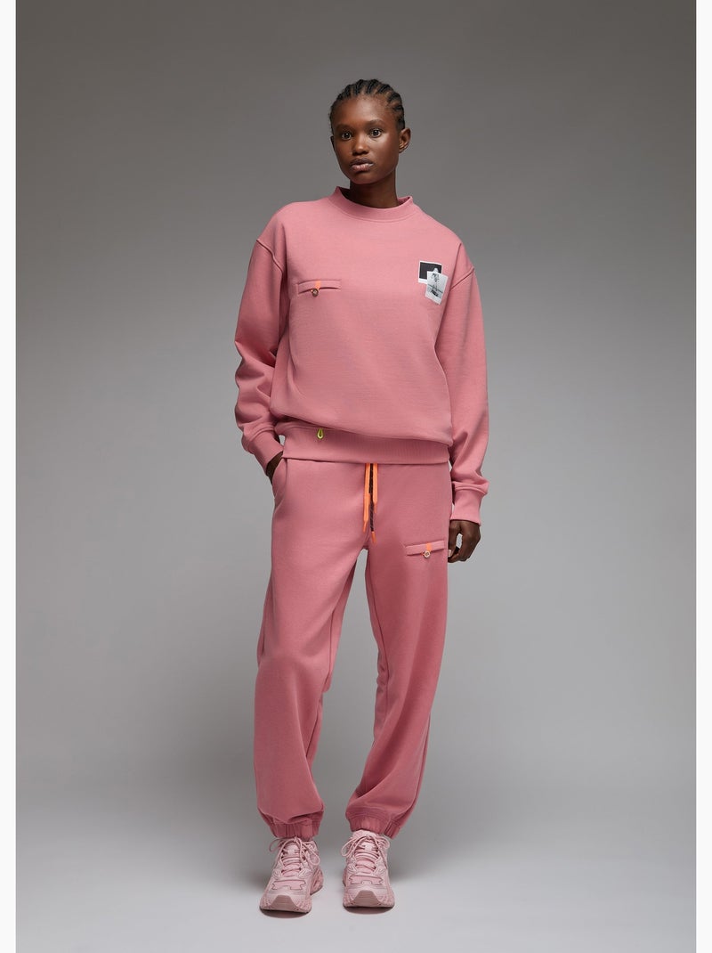 Sweatshirt ishi skate moss  femme - sae paris Rose - Kiabi