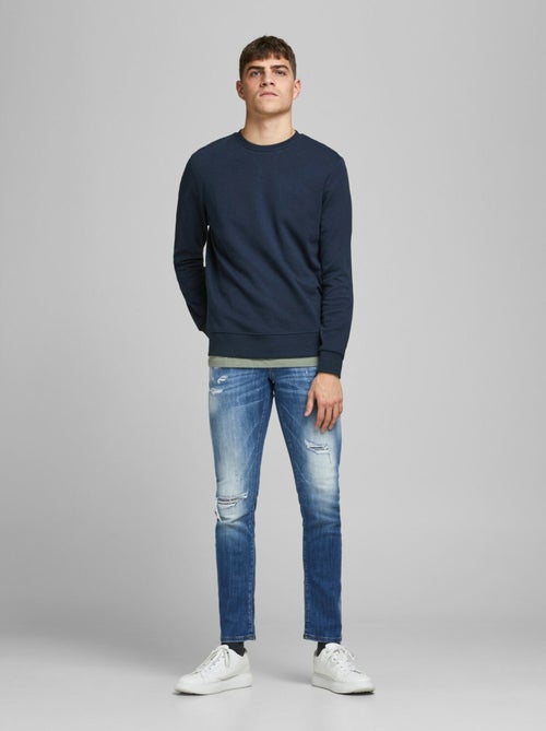 Sweatshirt Jack & Jones Basic Crew Neck - Kiabi