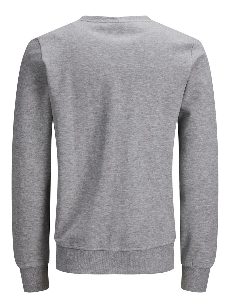 Sweatshirt Jack & Jones Basic Crew Neck Gris - Kiabi