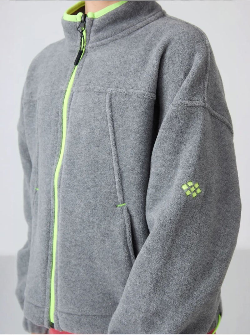 Sweatshirt jeunesse à fermeture éclair tommy Gris - Kiabi