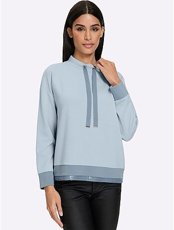 Sweatshirt jolies paillettes décoratives - taille standard - helline