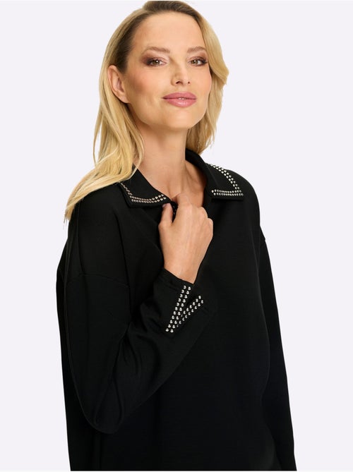 Sweatshirt Jolis Rivets Fantaisie - Taille Standard - helline - Kiabi
