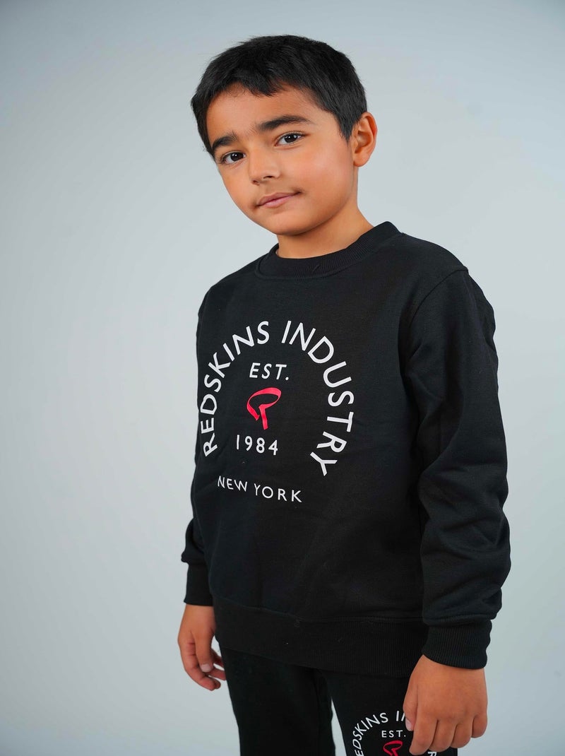 Sweatshirt Junior  4103 Redskins Noir - Kiabi