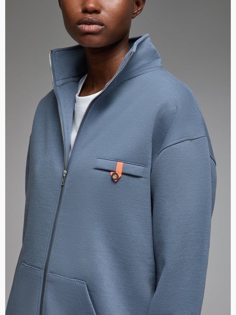 Sweatshirt kachi  femme - sae paris Bleu - Kiabi