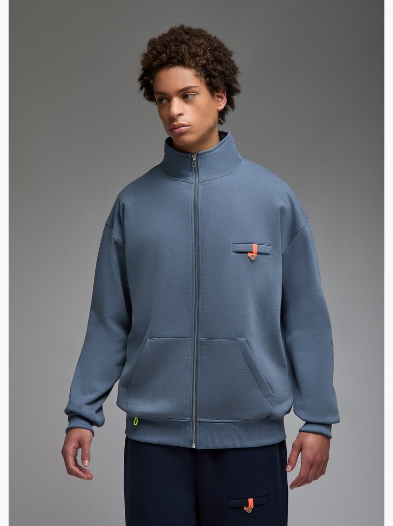 Sweatshirt kachi  homme - sae paris Bleu - Kiabi