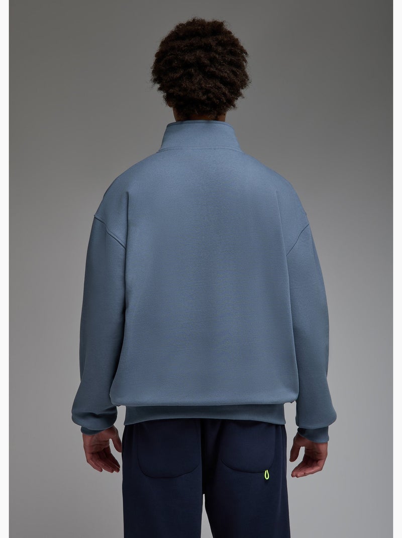 Sweatshirt kachi  homme - sae paris Bleu - Kiabi