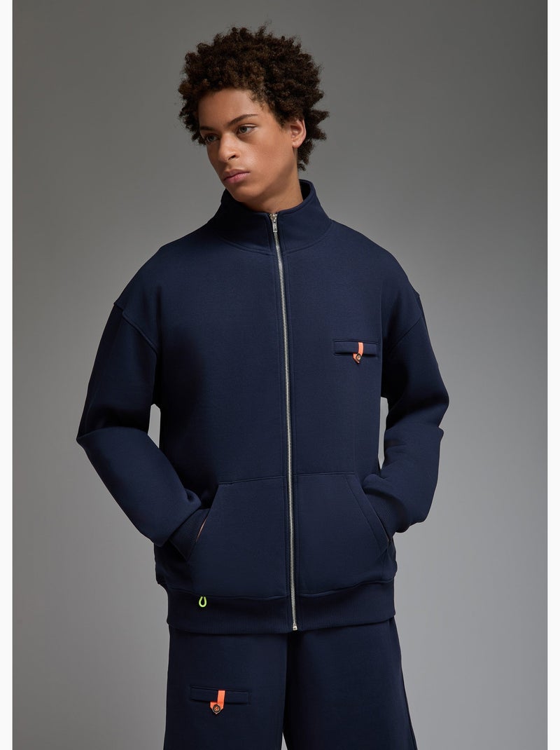 Sweatshirt kachi  homme - sae paris Bleu - Kiabi
